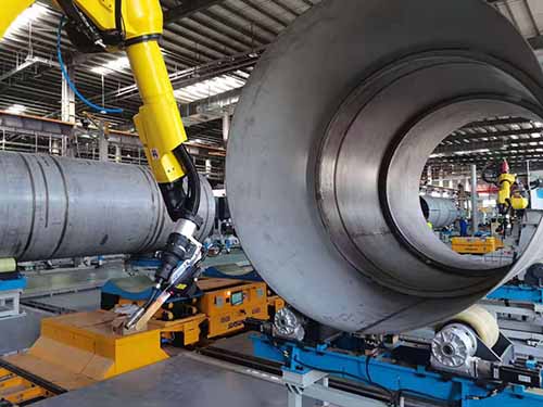 創(chuàng)想智控激光焊縫跟蹤在LNG儲罐行業(yè)的應用